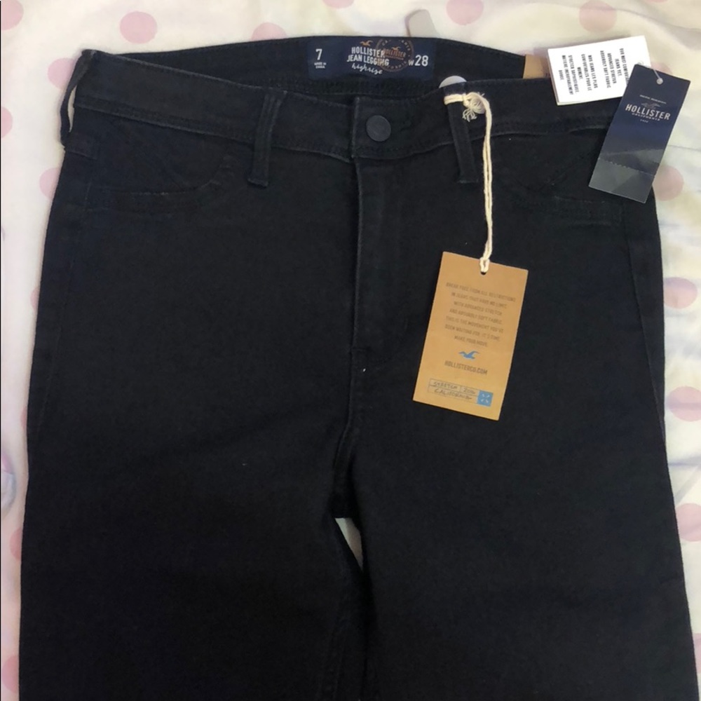 Hollister jean leggings NWT